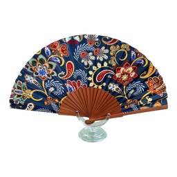 [202528] Peral Paisley Hand Fans 10"