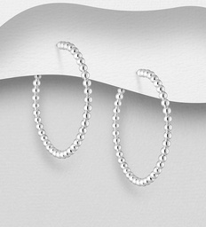 [155860_491993] 925 Silver Earrings