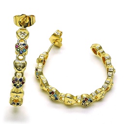 [149880] Hearts GF Earrings