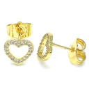 [135760] Heart GF Earring