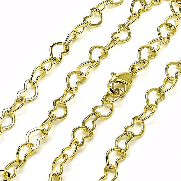 Gold Filled Heart 18"