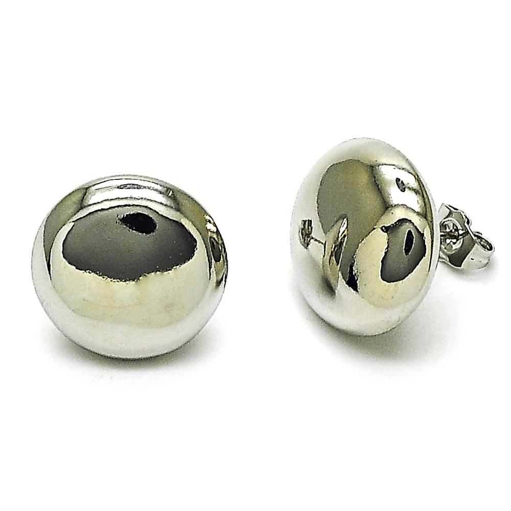 Botton GF Earring