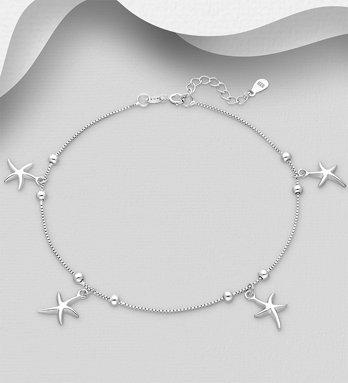 925 Silver Anklets