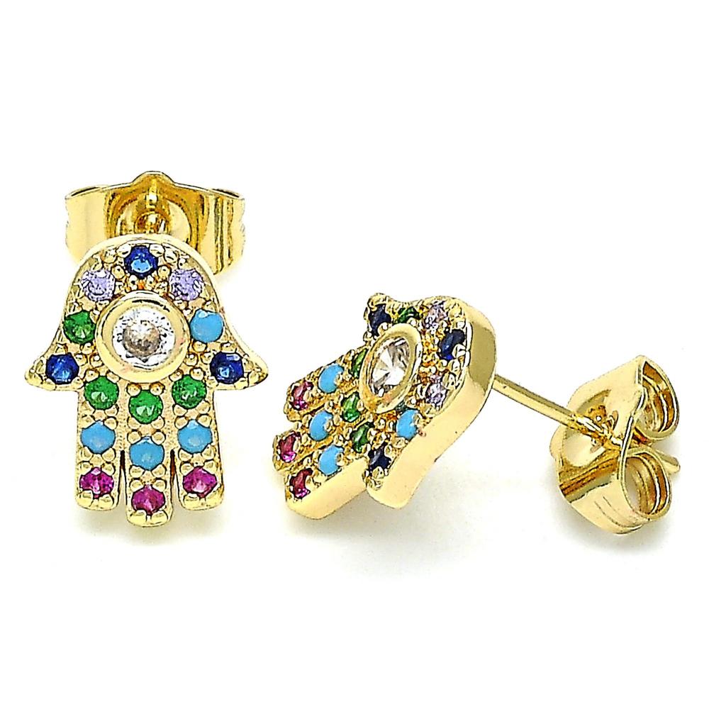 Hand GF Earring