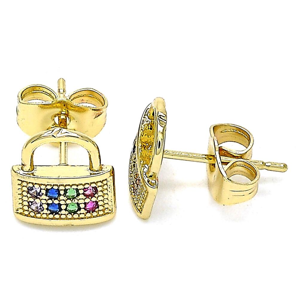 Lock GF Earring