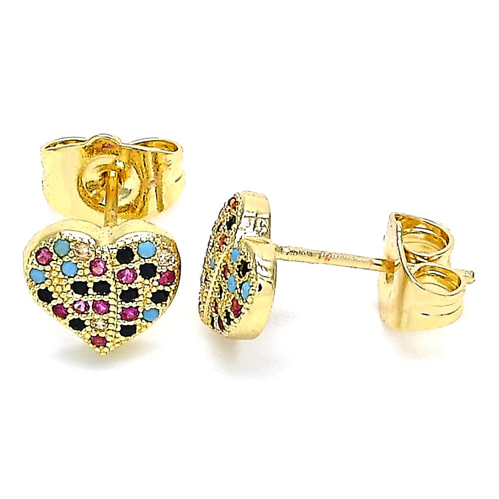 Heart GF Earring