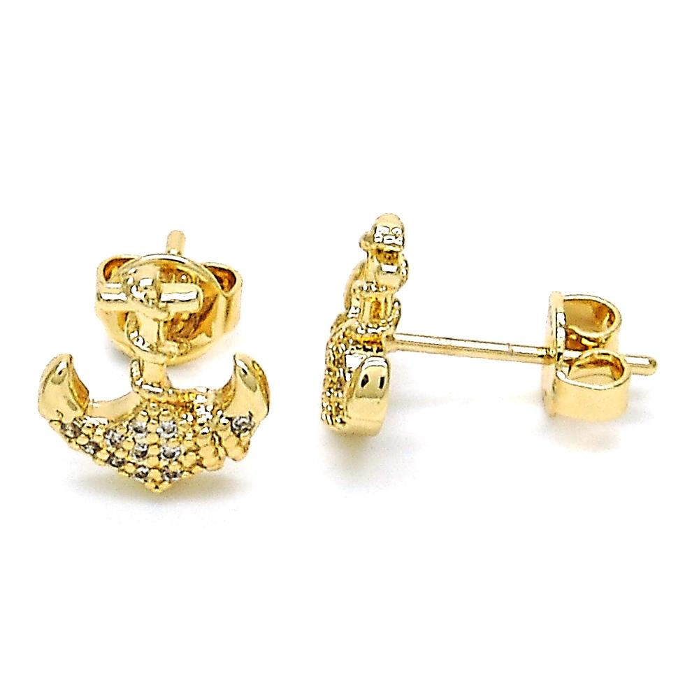 Anchor GF Earring