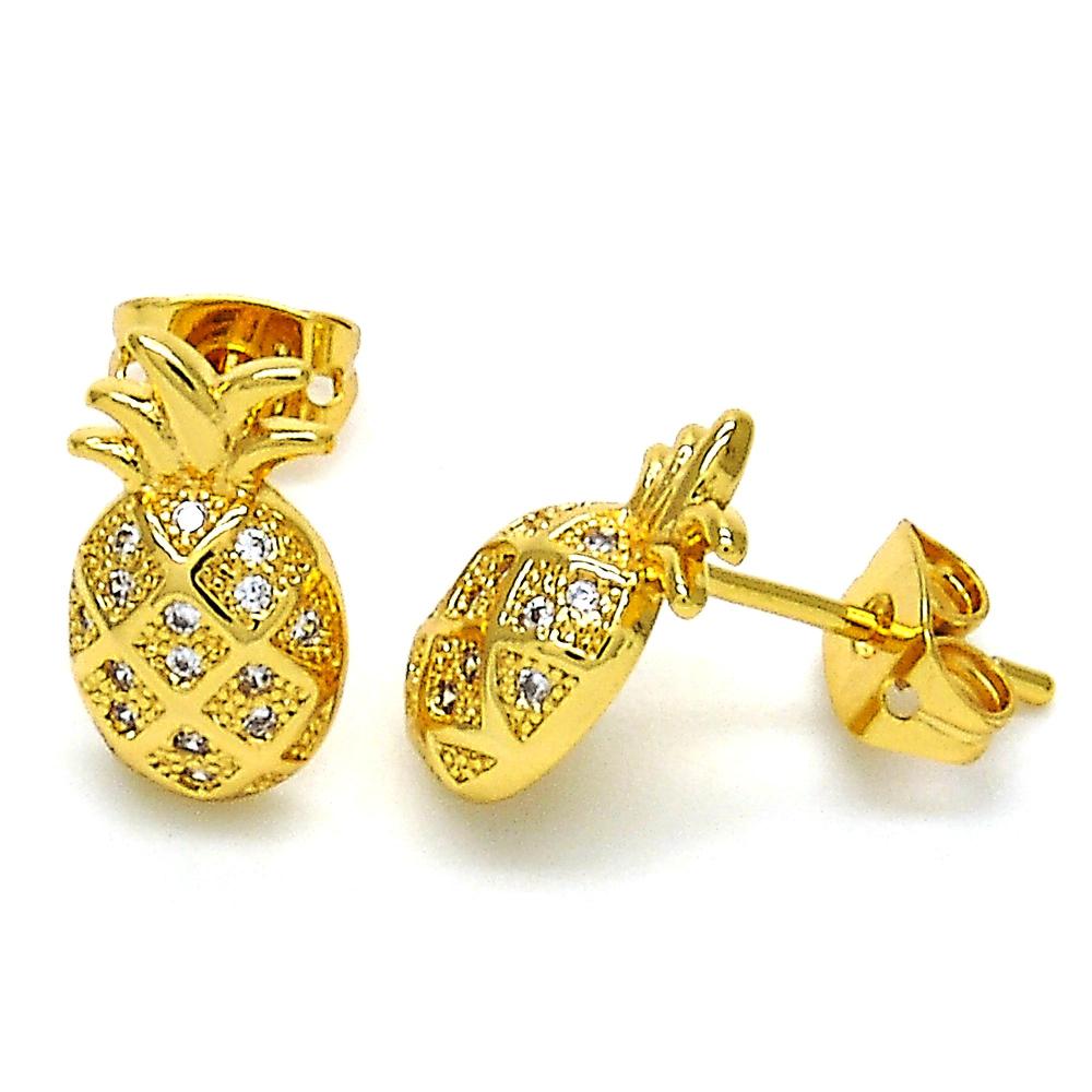 Pineapple GF Earring