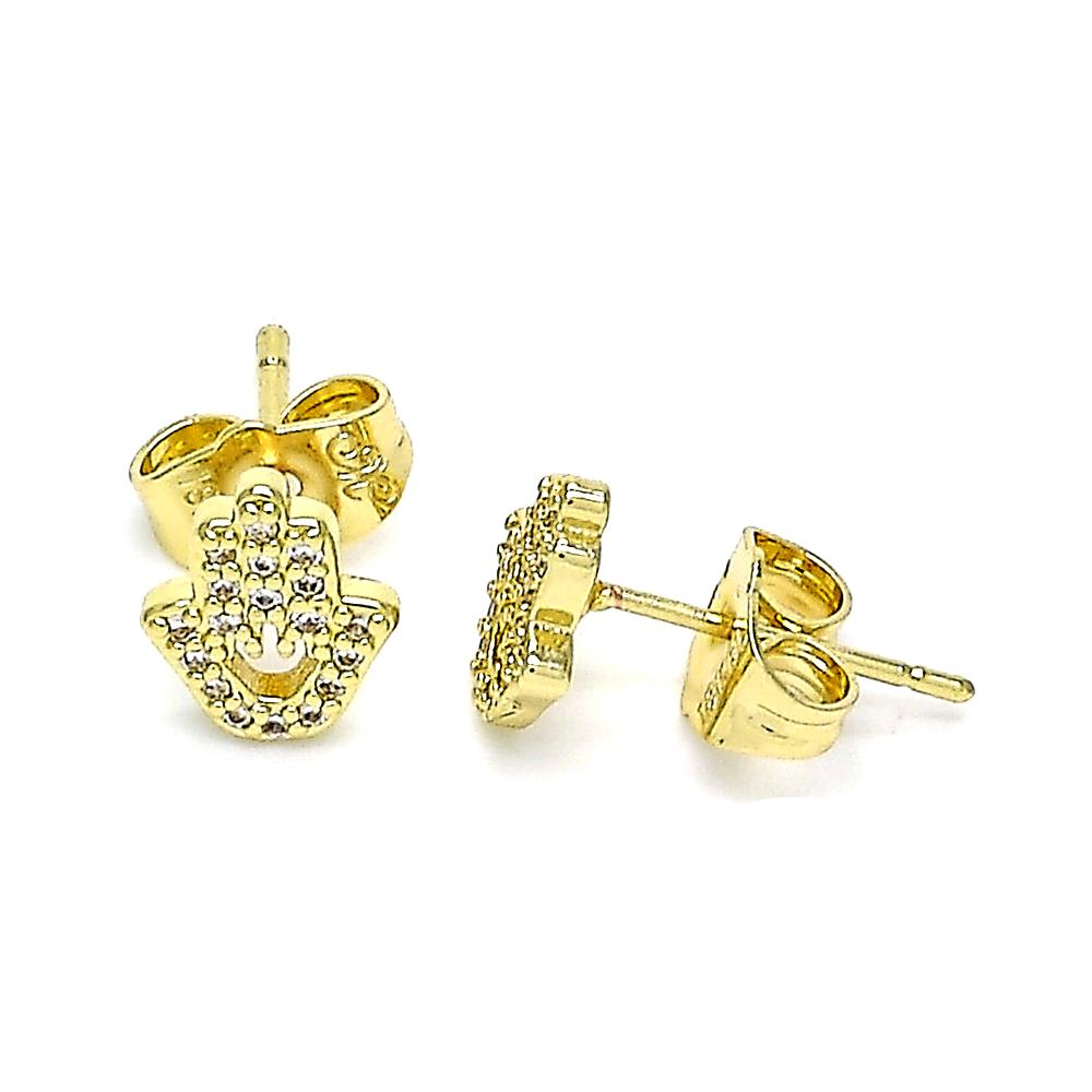 Hand GF Earring