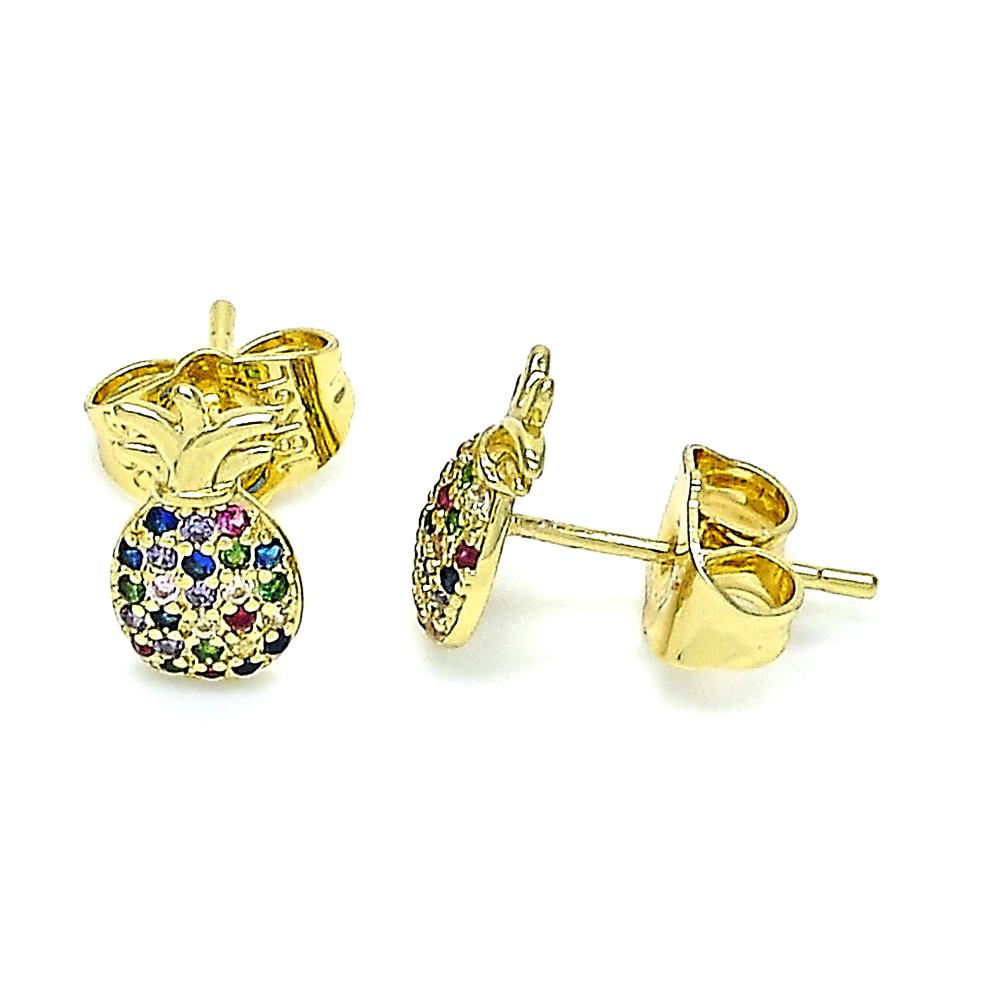 Pineapple GF Earring