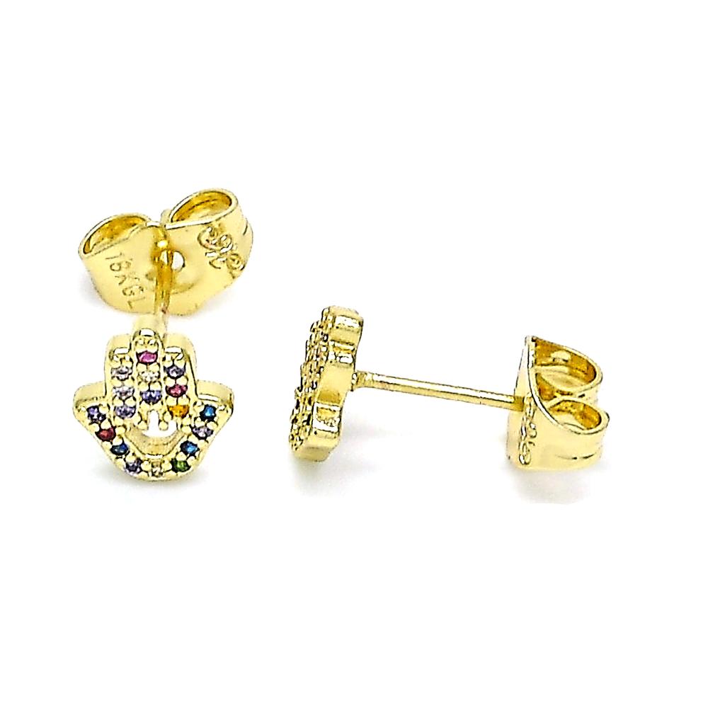 Hand GF Earring