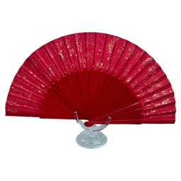[123420RD] Shinny Hand Fans 10"