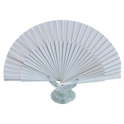 [601314WH] Solid Hand Fans