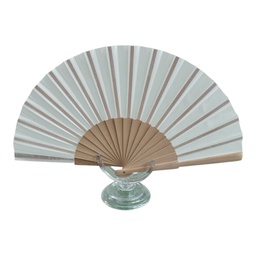 [53010] White Hand Fans