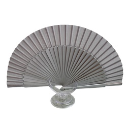 [601314SL] Silver Hand Fans