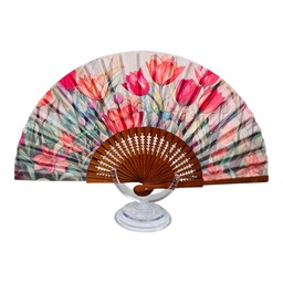 [241824A] Flowers Peral Hand Fans