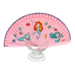 [767614RS] Mermaid Hand Fans 7.5"