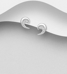 [199369_652175] 925 Silver Earrings