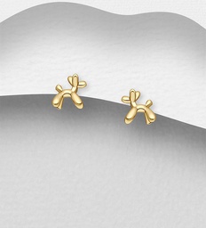 [1063-4573G] 925 Silver Earrings
