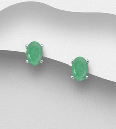 [1181-4184B] 925 Silver Earrings