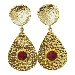 [100203] Brass Earrings