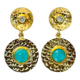 [100100BL] Brass Earrings