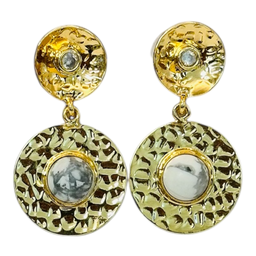 [100100BW] Brass Earrings