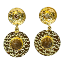 [100100AC] Brass Earrings