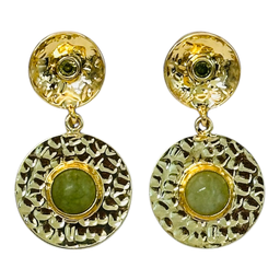 [100100RD] Brass Earrings