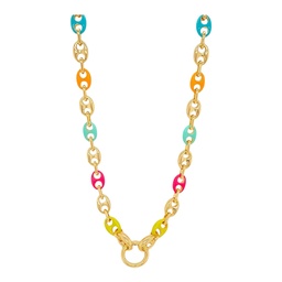 [ZN034G] Brass Italy Necklace