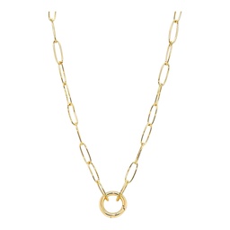 [ZN025G] Brass Italy Necklace