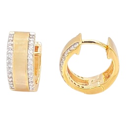 [ZE030G] Brass Italy Earrings