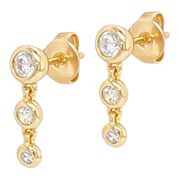 [ZE039G] Brass Italy Earrings