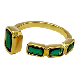 [ZR006G] Brass Italy Rings