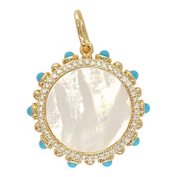 [ZP003T] Brass Italy Charm