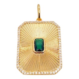 [ZP013V] Brass Italy Charm