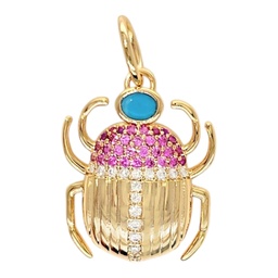 [ZP017T] Brass Italy Charm