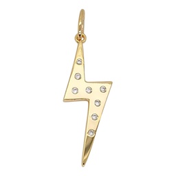 [ZP011G] Brass Italy Charm