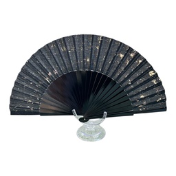 [123420BK] Shinny Hand Fans 10"