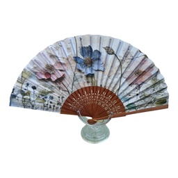 [2030B] Peral Hand Fans 10"