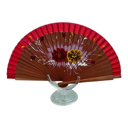[8150RD] Peral Hand Fans