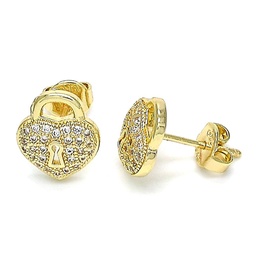 [134366] Heart GF Earring