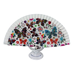 [166318BL] Butterfly Hand Fans