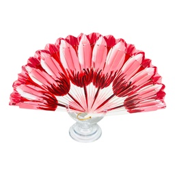 [906624RJ] Tulip Hand Fans
