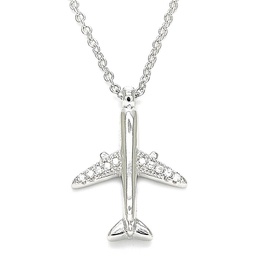 [130787] Airplane Silver 925