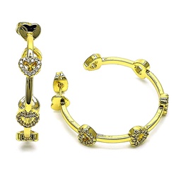 [148818] Heart GF Earring