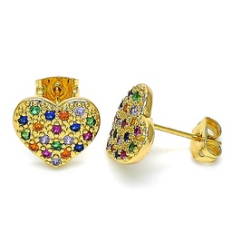 [133242] Heart GF Earring