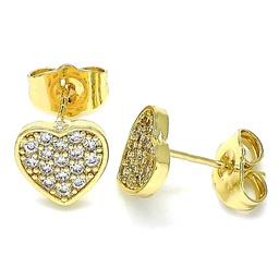 [134894] Heart GF Earring