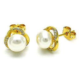 [151908] Pearl GF Earring