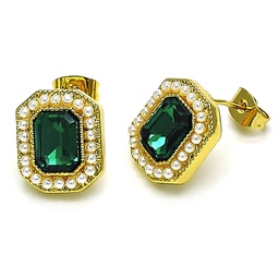 [151840] Green Earrings